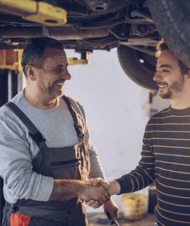 customer satisfied vehicle repair shop